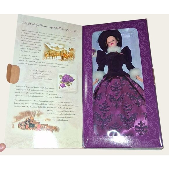 1996 Hallmark Holiday Traditions Barbie Doll Special Edition With Box - Picture 2 of 12